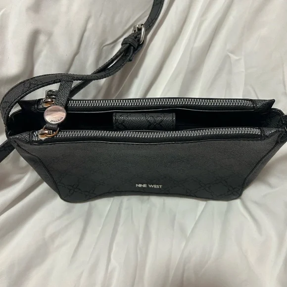 Nine West Grey Crossbody Bag - Picture 3 of 5